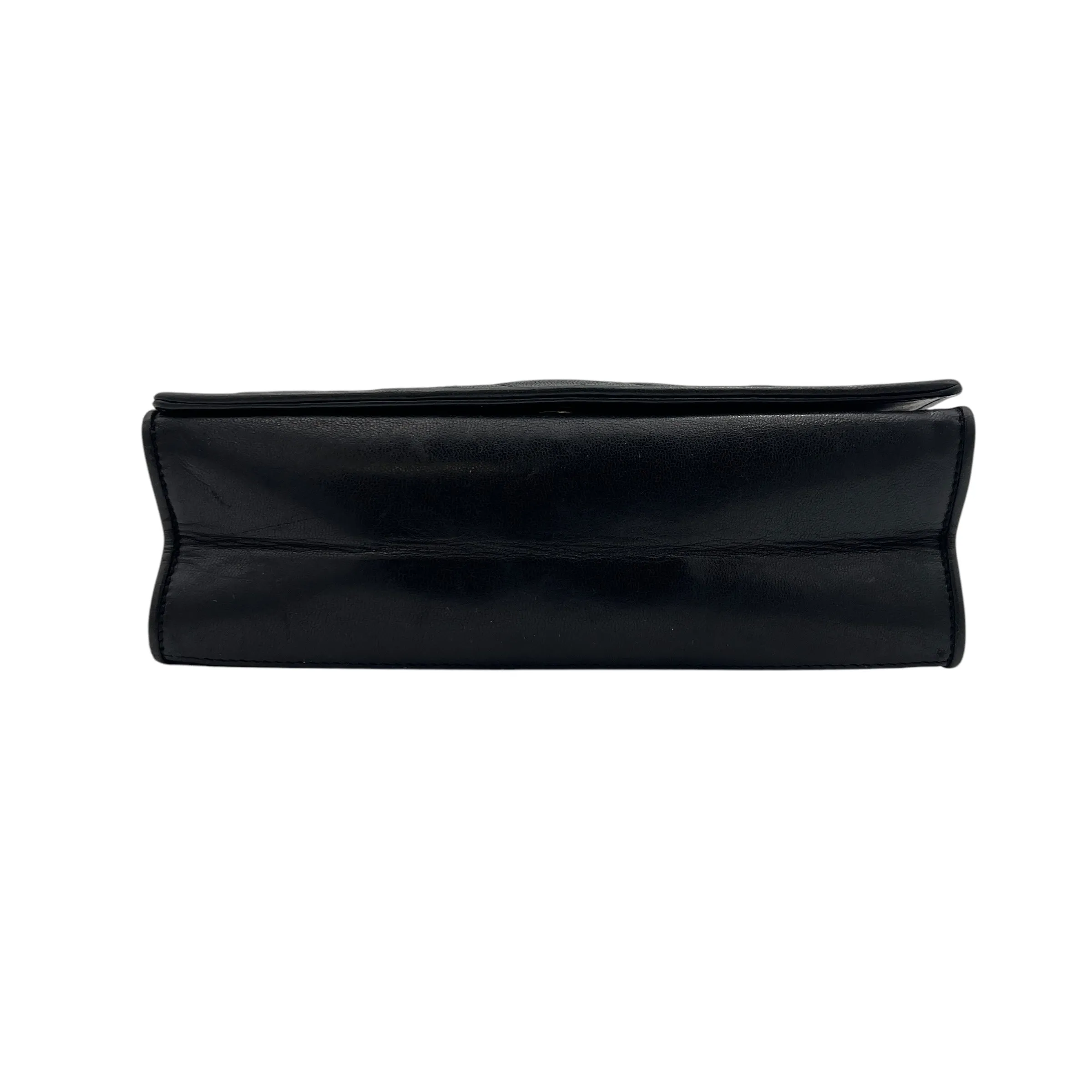 Vintage Shoulder Bag Black in Lambskin, Gold hardware