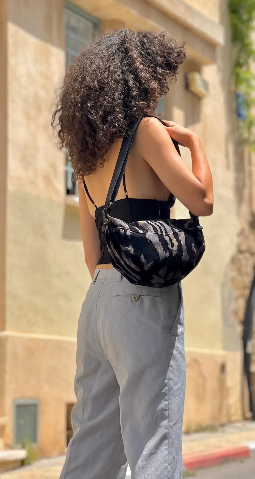 Vital Side Bag with Velvet Accents