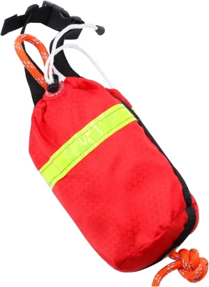 Water Rescue Throw Bag Rope Bag with Reflective Tapes High Visibility Floating Throw Line Multipurpose Emergency Safety Equipment for Boating Red 31M