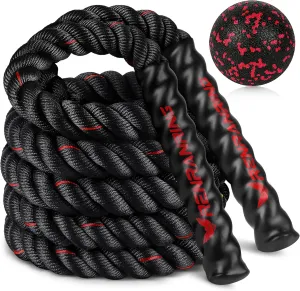 Weighted Jump Rope for Men and Women, 3lb 4lb 5lb Adult Heavy Skipping Rope, Jumprope for Fitness,Workout Equipment, Fitness Equipment for Home Gym Exercise,Improve Strength and Building Muscle