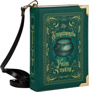 Well Read Co Crossbody Purse Handbag for Book Lovers - The Encyclopedia of Potion Making, Vegan Leather, Small