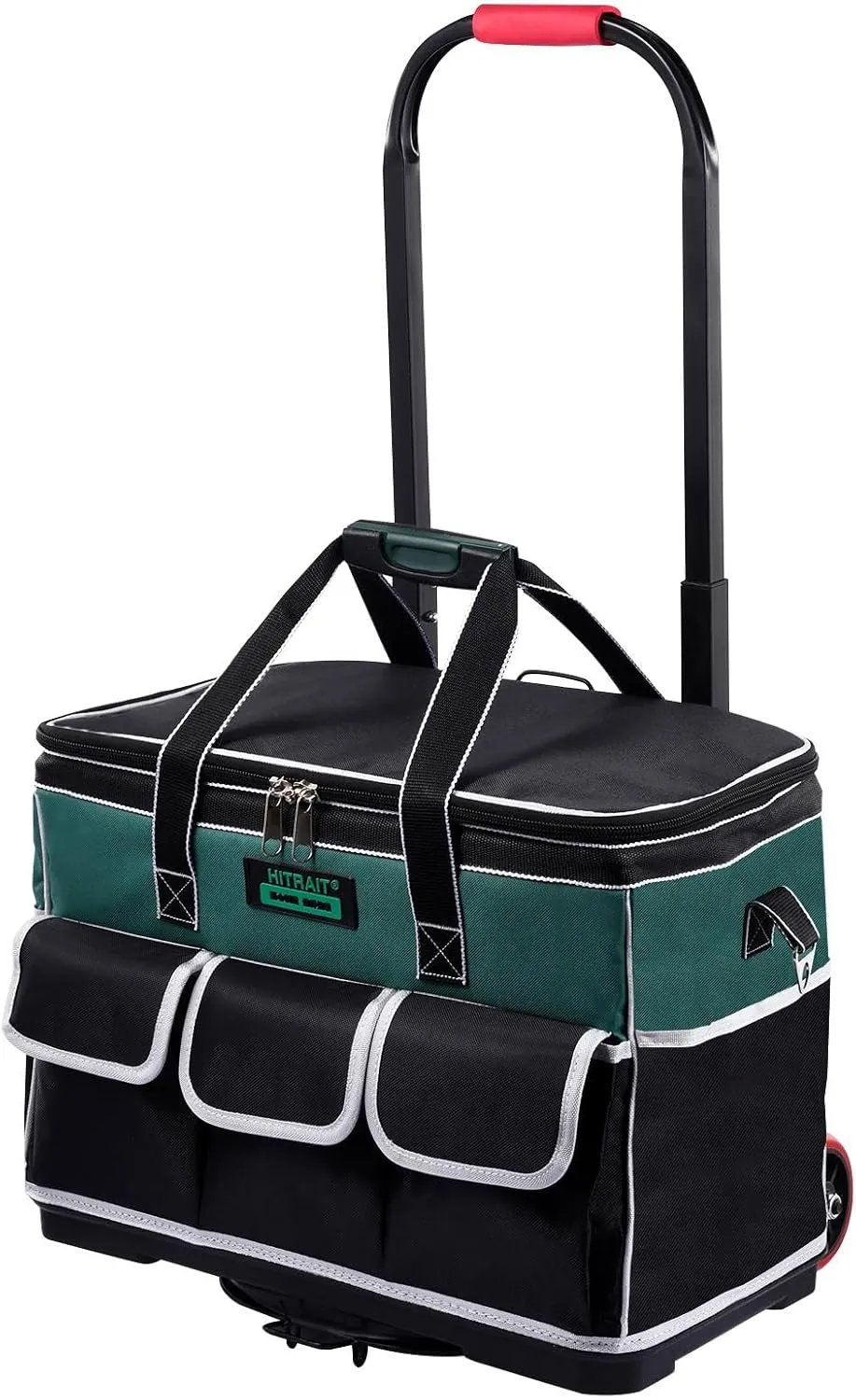 Wheeled Tool Bag | Tool Tote Storage Organizer Rolling Carry Bag | Large Capacity Tool Bags Organizer Electrician Tool Bag for Travel Women Men