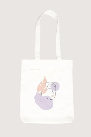 Woman Artwork Tote Bag