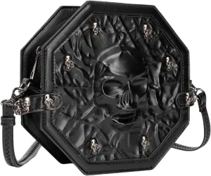 Women Shoulder Bag Skull Head Crossbody Bag Retro Messengers Bag PU Leather Handbag & Purse Rivets Phone Bag for Travel, As the Pic Show, as the pic show