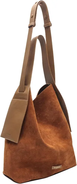 Women Suede Handbag Winter Fall Shoulder Bag Large Capacity Tote Bag Vintage Crossbody Bag Soft Top Handle Bag
