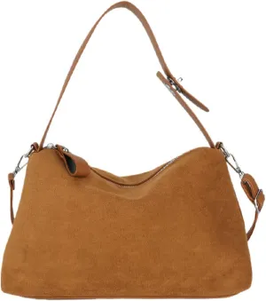 Women Suede Tote Bag Vintage Velvet Crossbody Bag 2025 Shoulder Bag Fall Winter Handbag Pillow Purse
