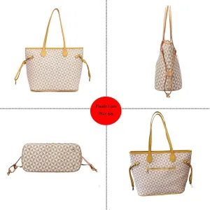 Women Tote Bag Handbags PU Leather Fashion Hobo Shoulder Bags 2pcs with Coin Purses