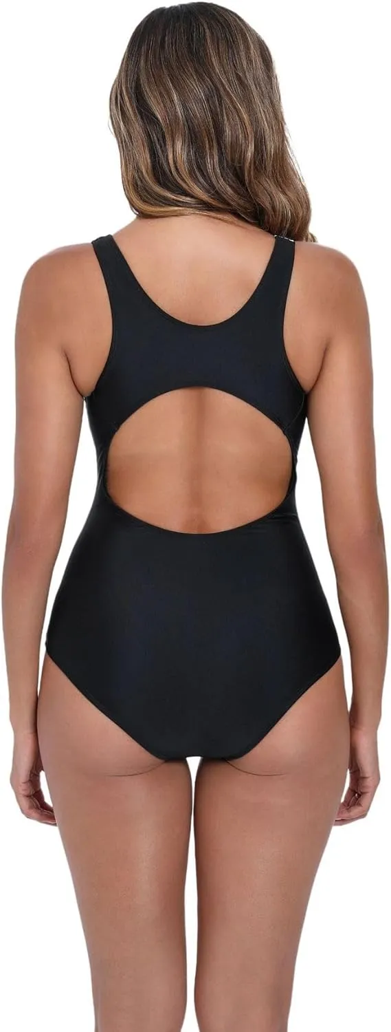 Women’s Athletic One Piece Swimsuit Racerback Competitive Modest Bathing Suit