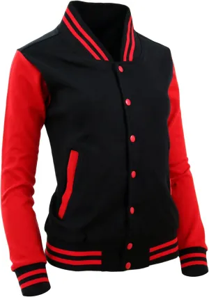 Women's Baseball Jacket Varsity Cotton Letterman Jackets