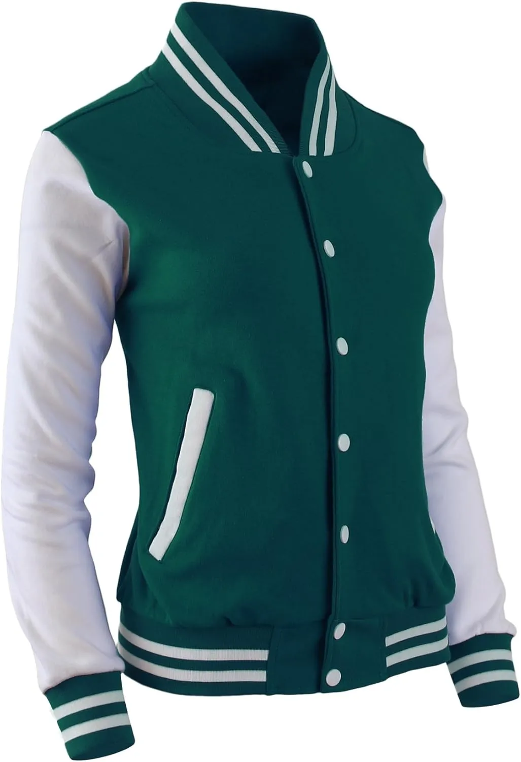 Women's Baseball Jacket Varsity Cotton Letterman Jackets
