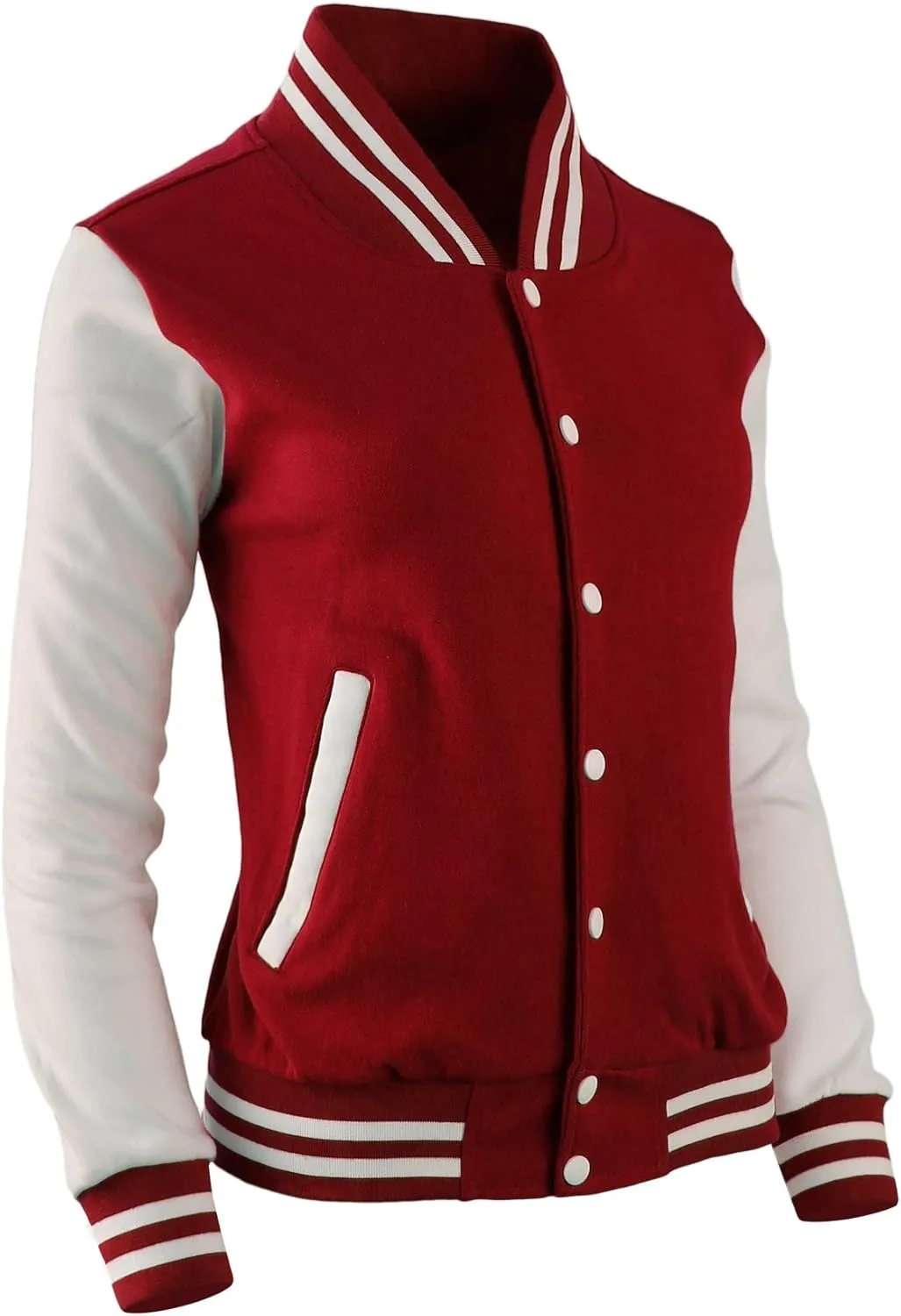 Women's Baseball Jacket Varsity Cotton Letterman Jackets