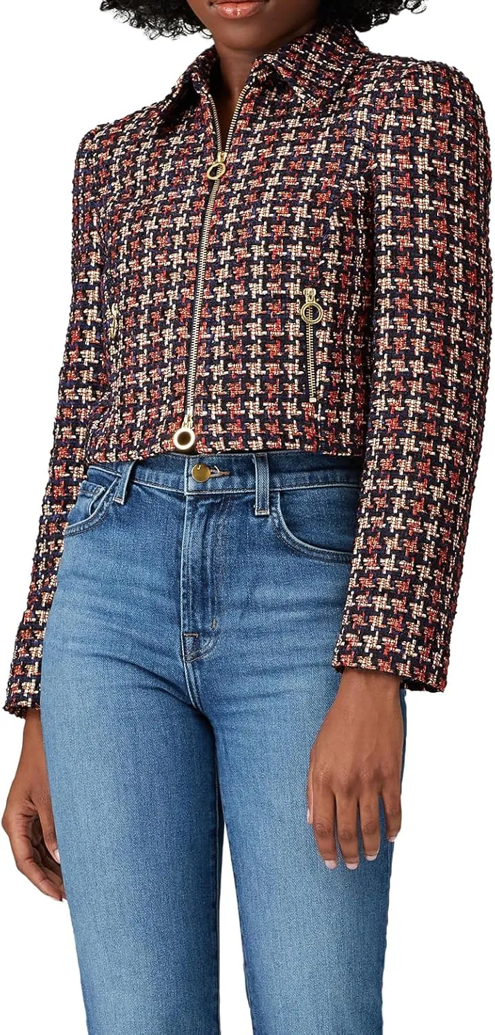 Women's Cropped Tweed Jacket