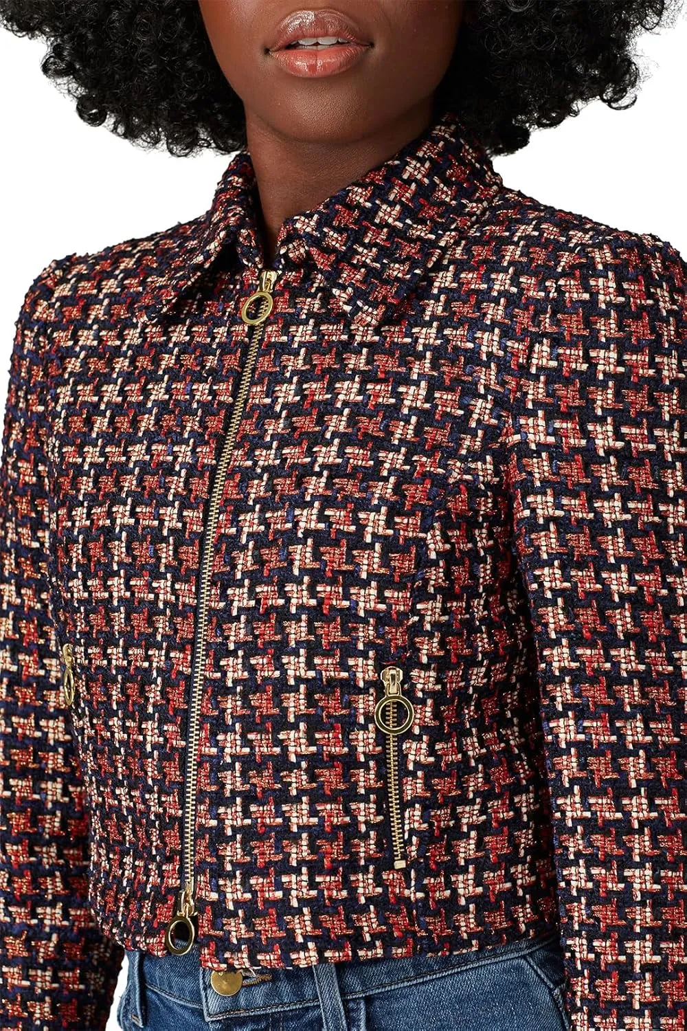 Women's Cropped Tweed Jacket