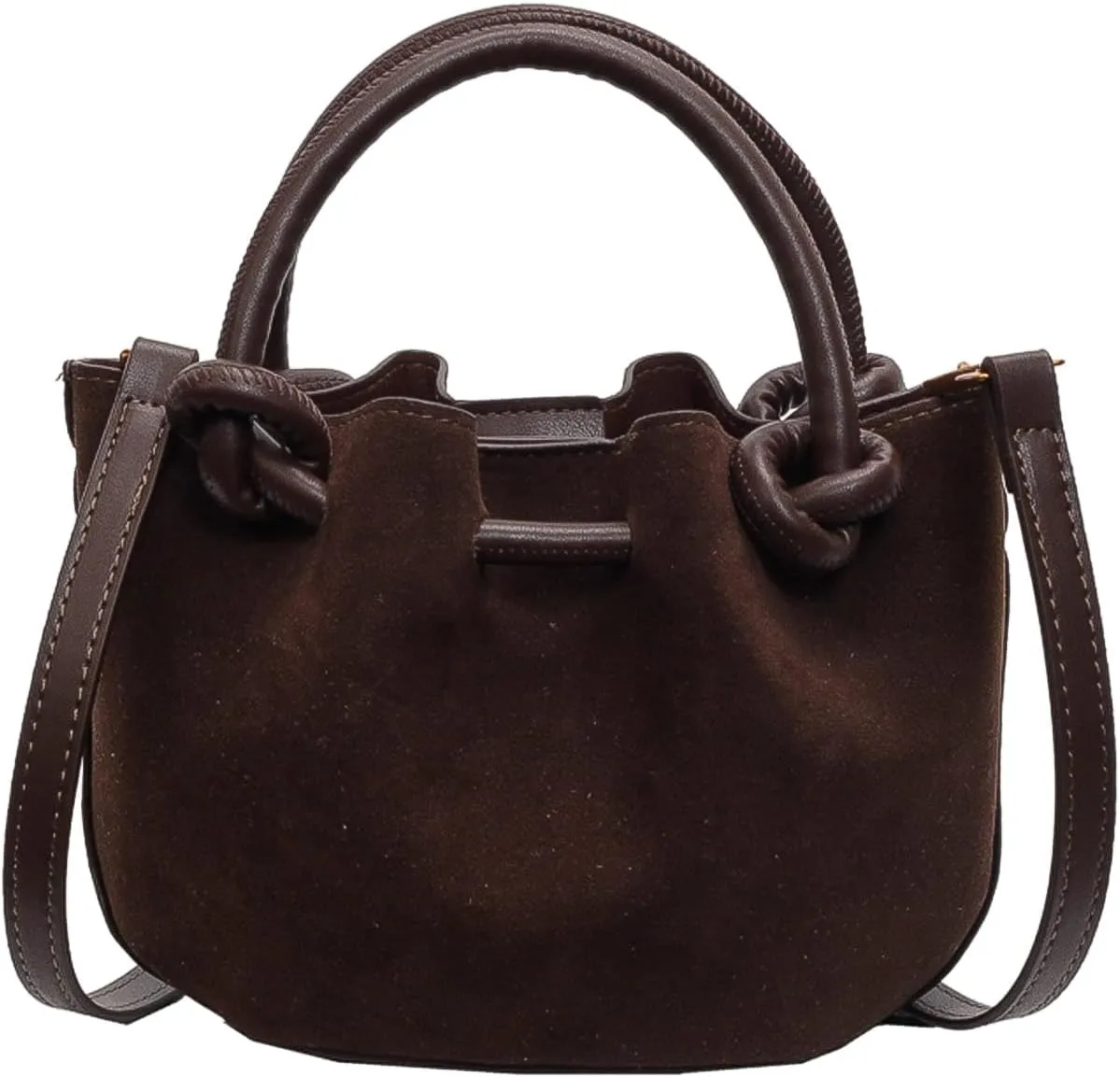 Women's Crossbody Handbags,Small Purse,Brown Suede Bag,Cross Body Purse Hand Bags Crossbody Bags for Women,Gifts for Women