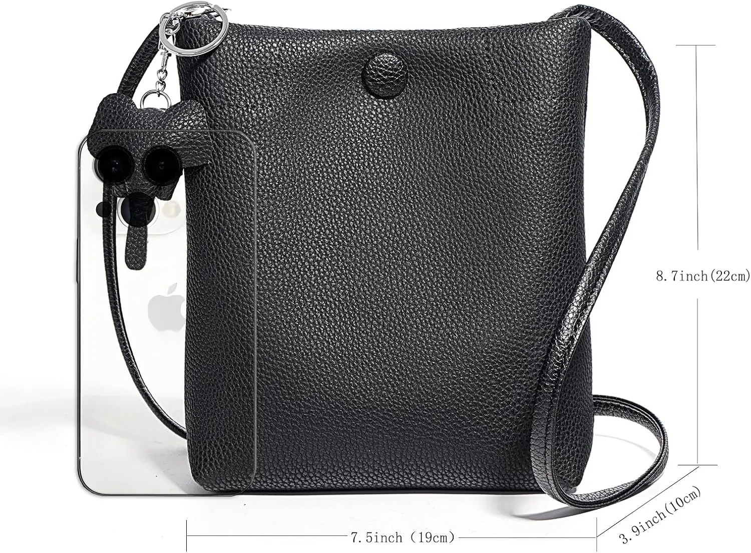 Womens Genuine Leather Crossbody Bags Shoulder Handbags for Women