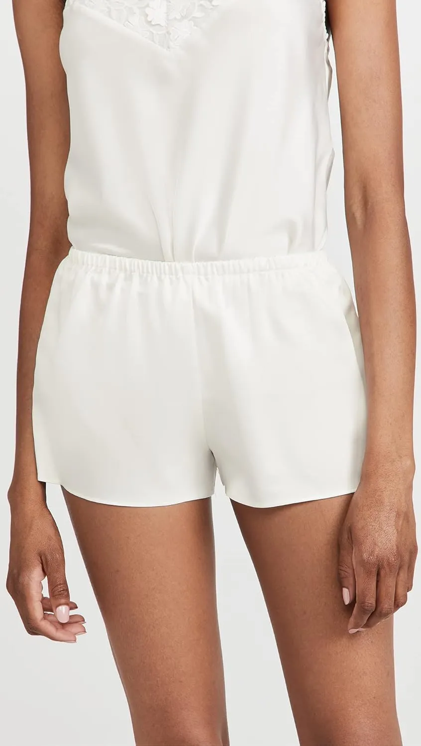 Women's Kylie Charmeuse Cami Set with Lace