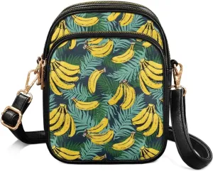 Womens Multi Pocket Leather Crossbody Bag Sling Bag Messenger Handbags Shoulder Bags with Adjust Strap