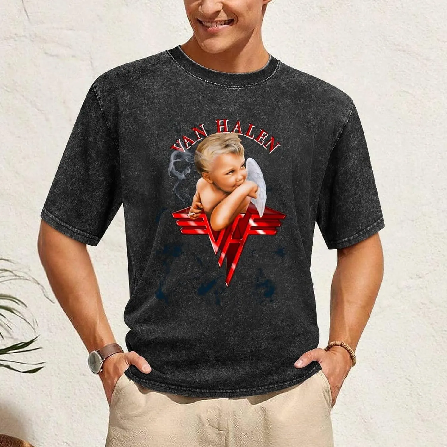 Women's Rock Legend Culture Art Statement Pullover Relaxed Fit Premium Fabric for Casual Wear