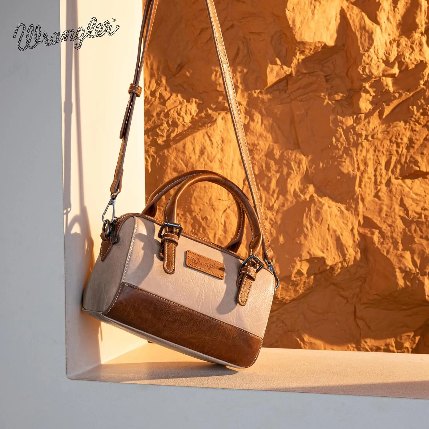 Wrangler Satchel Bags for Women Top-Handle Handbags Cute Crossbody Purses with Strap
