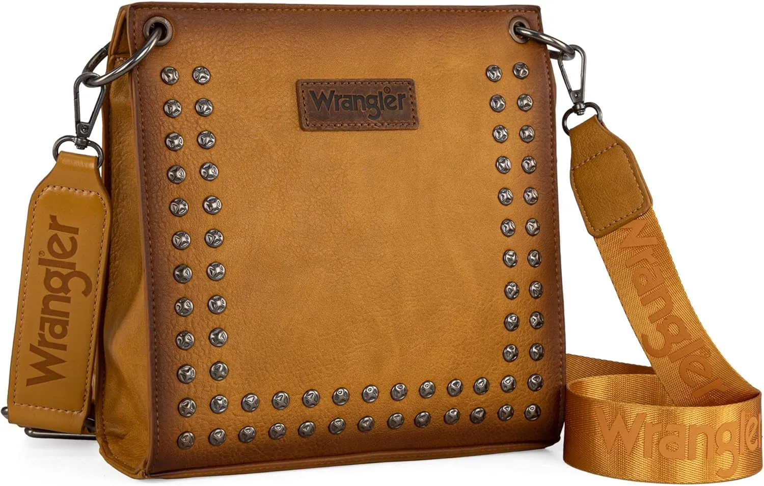 Wrangler Tote Shoulder Purse for Women Western Solid Vintage Satchel Crossbody Bag