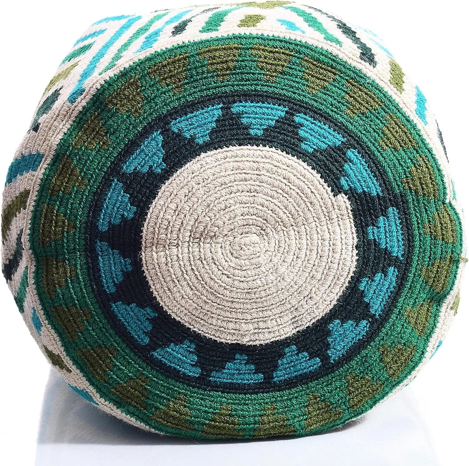 WYOU Designer Collection Hobo Bag Wayuu Crochet, Large