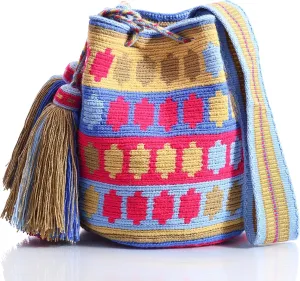 WYOU Designer Collection Hobo Bag Wayuu Crochet, Medium