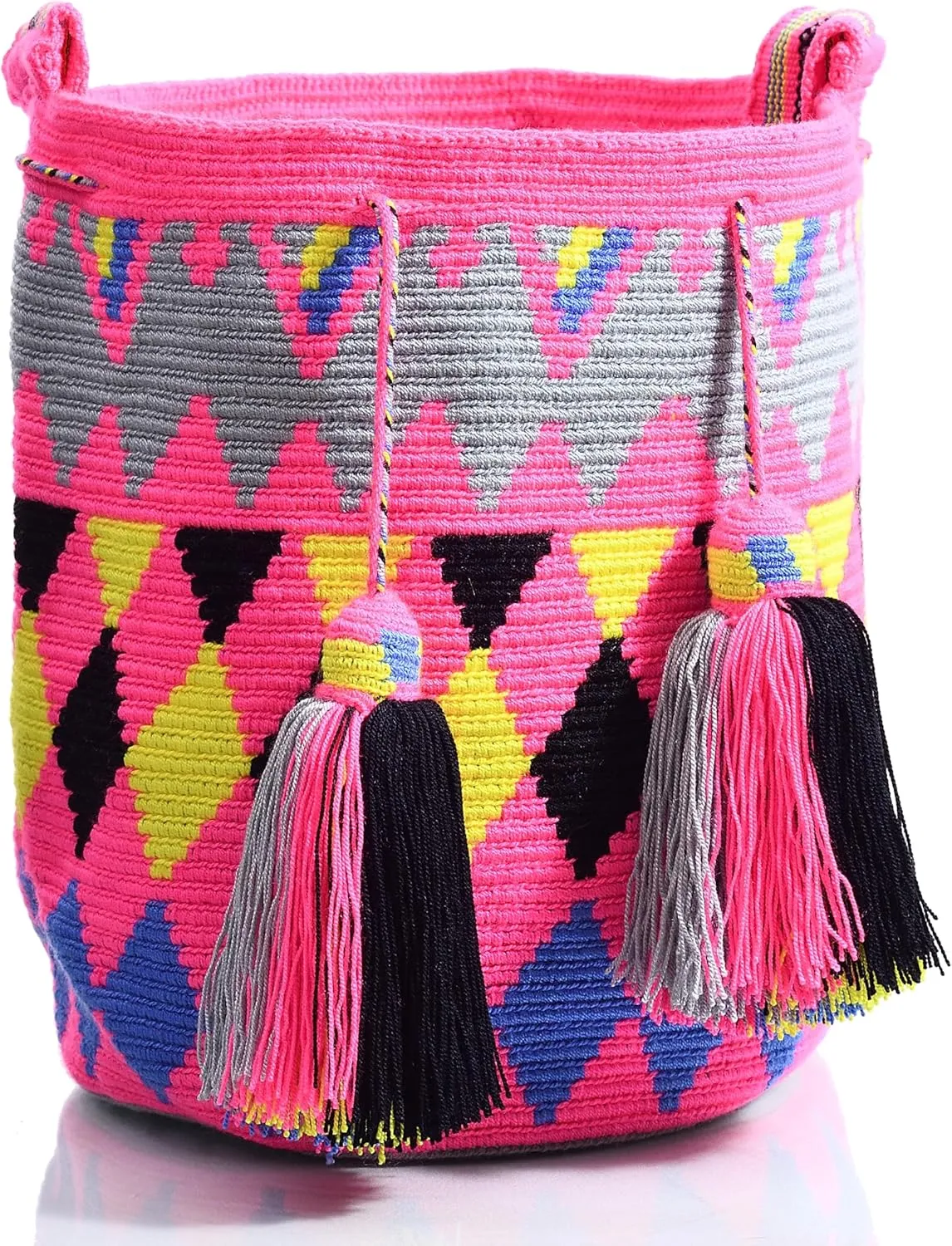 WYOU Designer Collection Wayuu Bag Crochet, Large