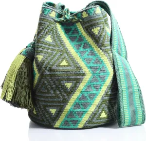 WYOU Designer Collection Wayuu Bag Crochet, Large