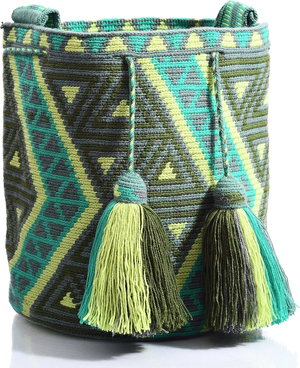 WYOU Designer Collection Wayuu Bag Crochet, Large