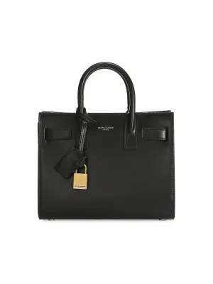 YSL SAINT LAURENT SAC DE JOUR NANO LEATHER SATCHEL