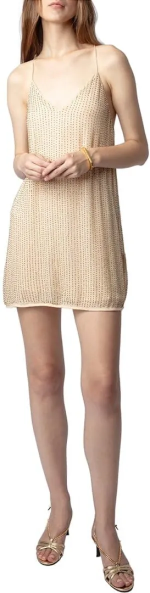 Zadig & Voltaire Womens Caro Mousseline Brod Dress, Xs Multi-Colored
