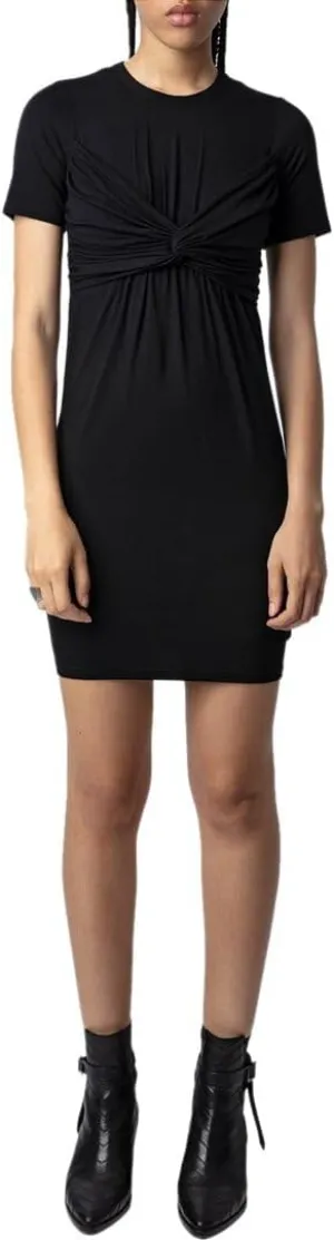 Zadig & Voltaire Womens Mara Mini Dress, L Multi-Colored