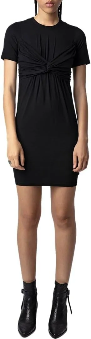 Zadig & Voltaire Womens Mara Mini Dress, L Multi-Colored