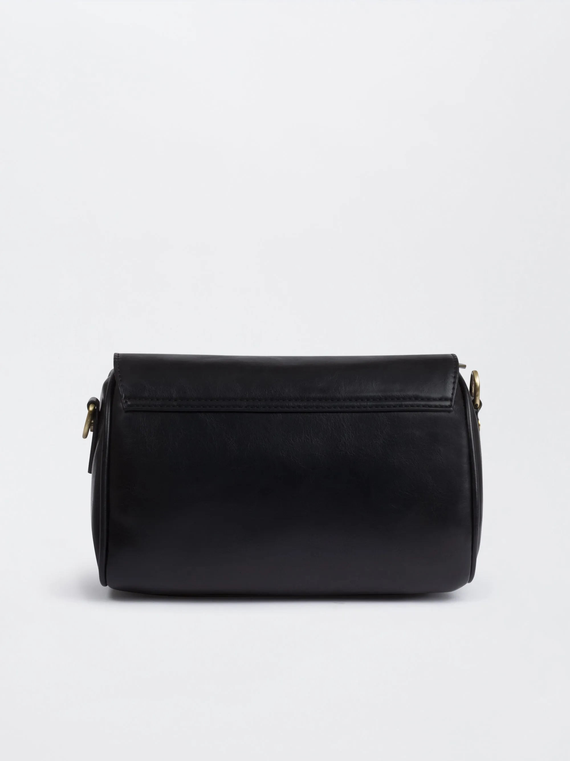 Zari Roses Retro Style Flap Sling - Black