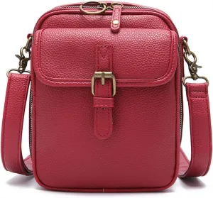 Zealburst Crossbody Bag Forcipower Leather Crossbody Purse Generic Shoulder Bags for Women Travel
