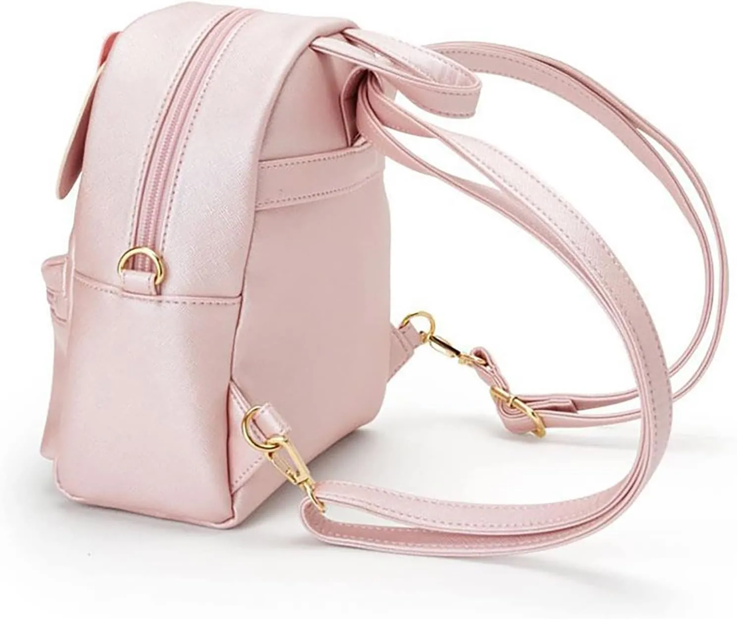 ZJYJING Cartoon Anime Mini Cute PU Backpack Shoulder Bag Backpack Handbag for Kids Girls Cosplay (Pink)